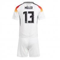 Germany Thomas Muller #13 Replica Home Minikit Euro 2024 Short Sleeve (+ pants)
